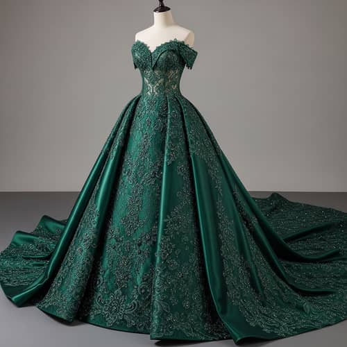Luxurious Gown - Intricate Design & Elegance