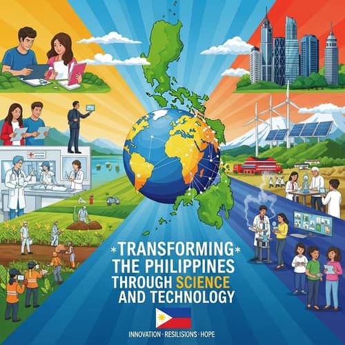 Transforming the Philippines Through Science and Technology | Illustration Poster