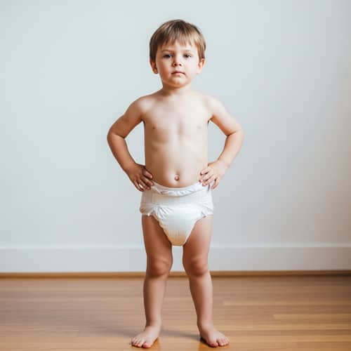 Infant Absorbent Diapers for 9-Year-Old Child