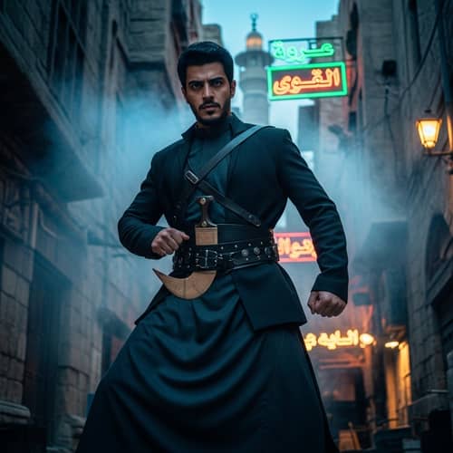 Intense Middle-Eastern Vengeance: Enthralling Movie Scene
