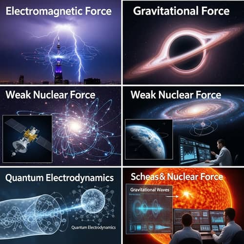 Fundamental Forces of the Universe: Exploring Electromagnetic, Gravitational, Weak Nuclear, and Strong Nuclear Forces