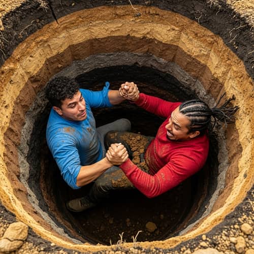 Surprising Encounter in Deep Hole | Hispanic Men Companionship Surprising Encounter in Deep Hole | Hispanic Men Companionship