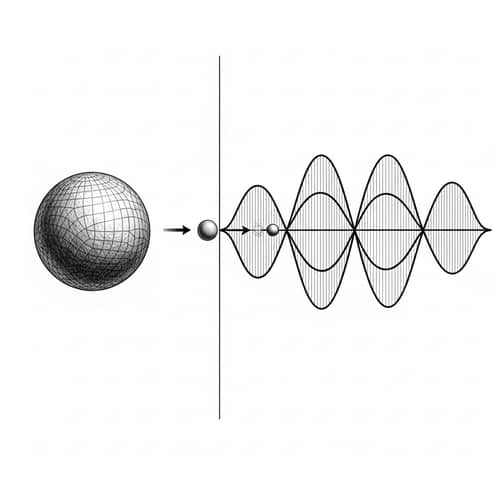 Wave-Particle Duality Illustrated: A Detailed Sketch