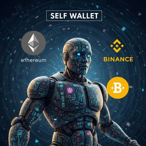 Blockchain Ecosystem with Ethereum & Binance Symbols