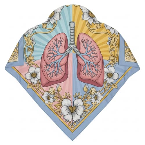 Luxurious Hermes Style Scarf for Female Leaders in Respiratory Medicine