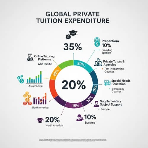 Global Private Tuition Expenditure Infographic