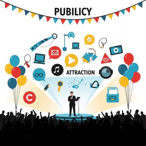 Publicity Visualized: Crowd, Branding, and Excitement