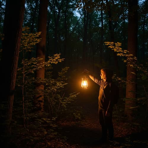 Illuminate the Dark: Midnight Forest Scene Exploration