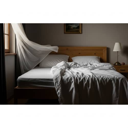 Cozy Bedroom Scene Inspired by Dutch Still Life Painting
