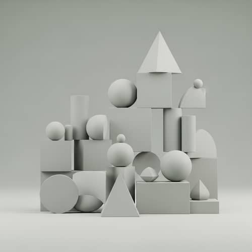 Minimalistic Abstract Shapes Design: Subtle Elegance
