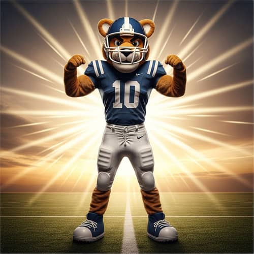 Strong Mascot for a Fictional Football Team | Team Spirit Icon