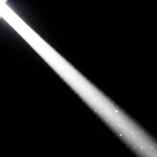 Dazzling Light Cutting Through Darkness
