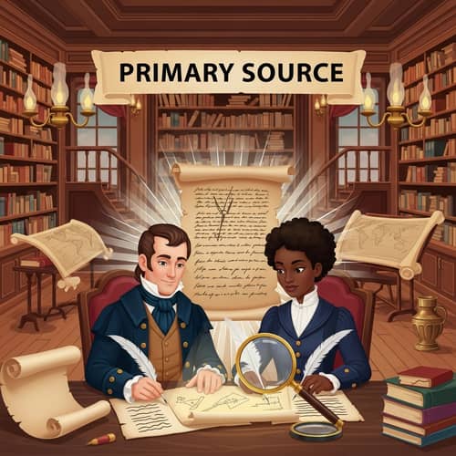 Primary Source Exploration in a Classic Library Setting