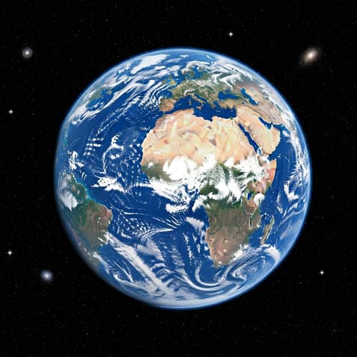 Stunning View of Earth from Outer Space | Majestic Blue Marble