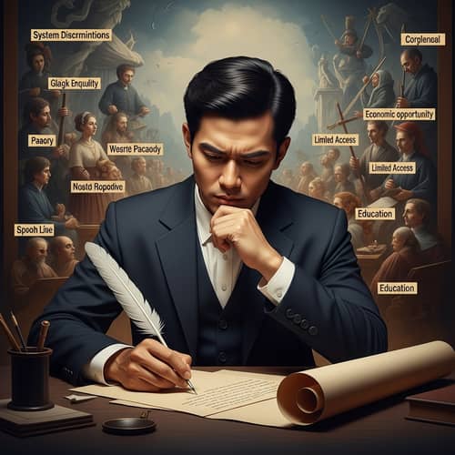Jose Rizal Writing Against Spanish Abuses | Inequality & Injustice