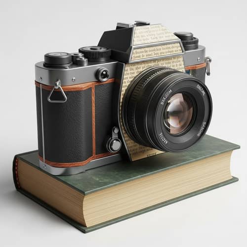 Unique Camera Made from a Book