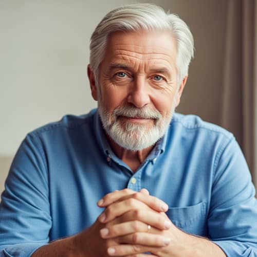 Portrait of a Distinguished Senior Man | Caucasian Descent