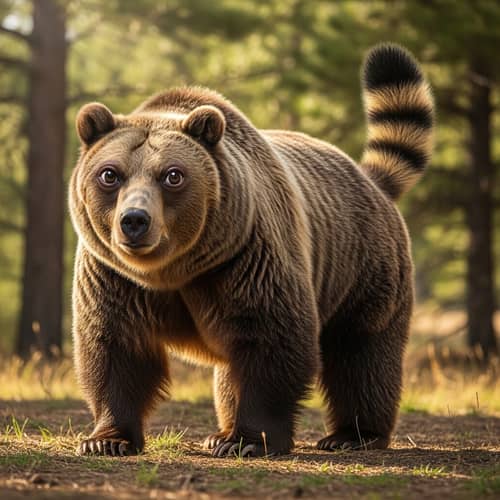 Bear with Marmot's Tail and Hippopotamus Eyes