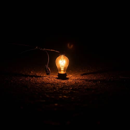 Warm Bright Light Igniting in Darkness | Mysterious Glow