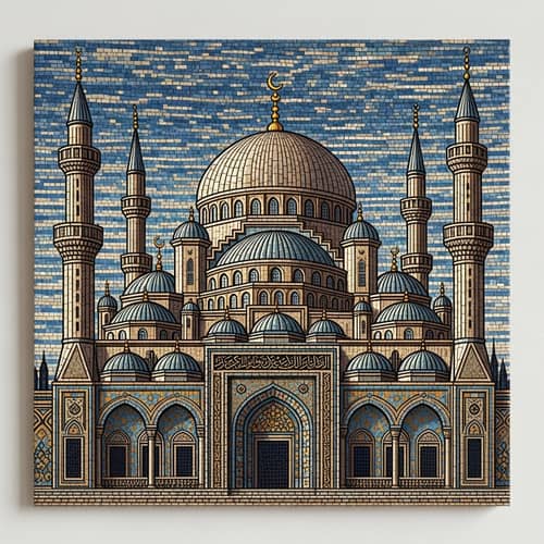 Islamic Architecture: Breathtaking Mosaic Art at a Mosque