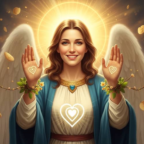 Ethereal Beauty with Aura of Warmth and Kindness