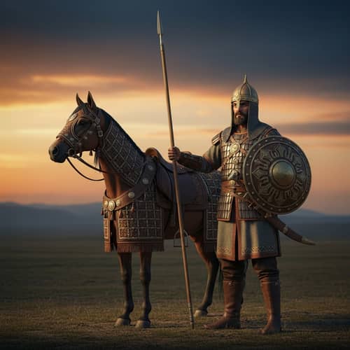 Sarmatian Warrior in Ancient Iranian Society