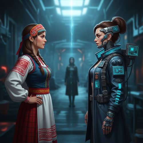 Cultural Heritage Meets Future Tech in Cyberpunk Encounter