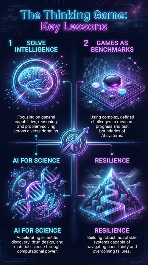The Thinking Game: Key Lessons Infographic