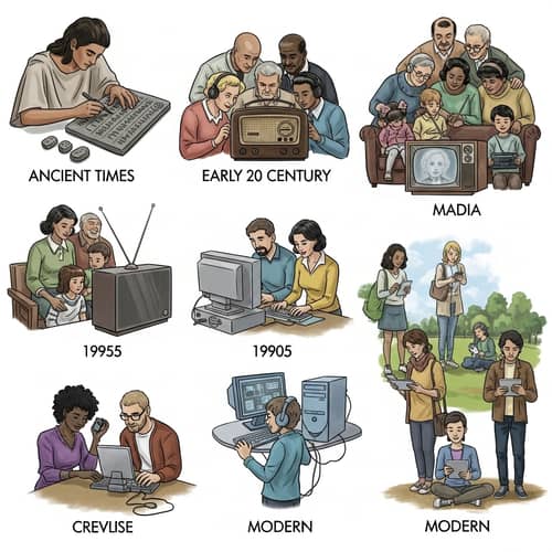 Evolution of Media: From Stone Tablets to Smartphones