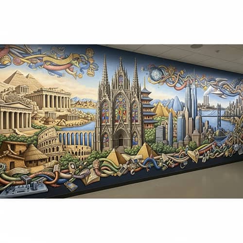 Philosophical Mural: Architecture & Communications Worldwide