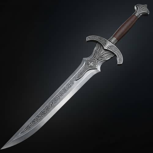 Exquisite Blade Weapon | Ancient Steel with Intricate Hilt