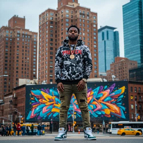 Black Cisgender Male from The Bronx - Urban Streetwear Portrait