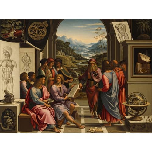Renaissance Era Artwork Inspired by Leonardo Da Vinci
