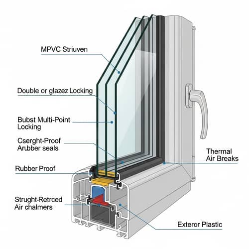 UPVC Window Technology: Energy Efficient & Durable Construction