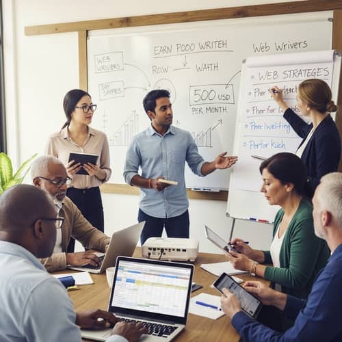 Earn $500 Per Month: Web Writers Strategy Session