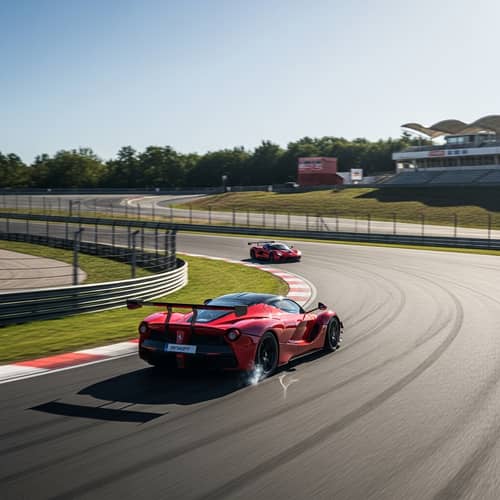 Ultra-Realistic Ferrari LaFerrari Drift Scene