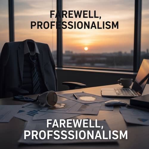Farewell, Professionalism – Symbolic Office Scene