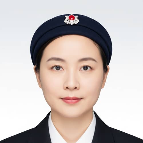 Chinese Passport-Sized Portrait | Neutral Expression