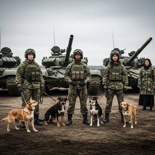 Female Tank Operators - Multicultural Unity in Battle