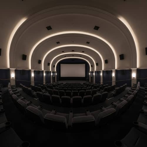 Calming Cinema Hall: A 360° Serene Experience