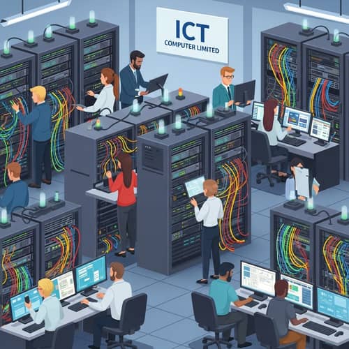 Server Room at ICT COMPUTER LIMITED: Advanced Technology Hub