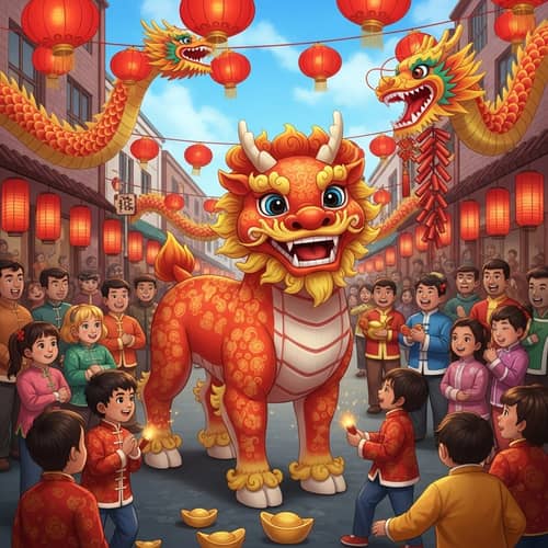 Vibrant Qilin Celebration | Chinese New Year Festivities