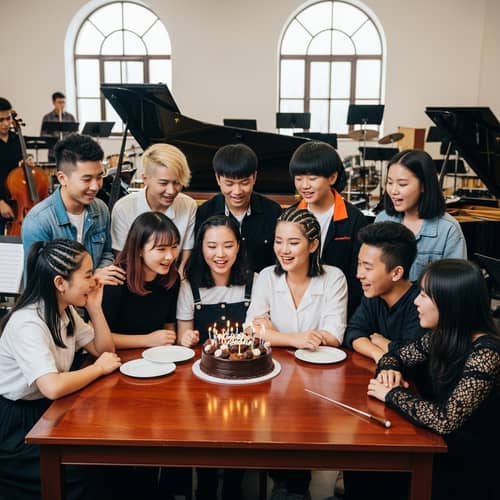 Chinese Teenagers Celebrate Birthday with Unique Hairstyles