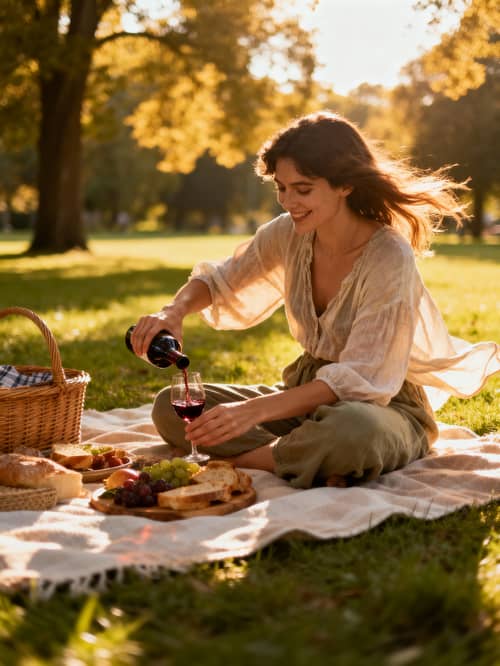 Perfect Picnic Setup in the Park