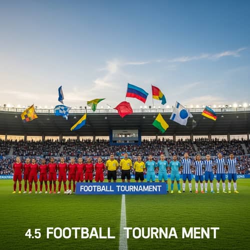 Exciting Soccer Team Match for Football Tournament