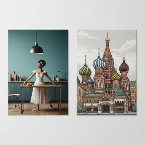 High-Resolution Ballet Invitation Card Design | Studio Lighting