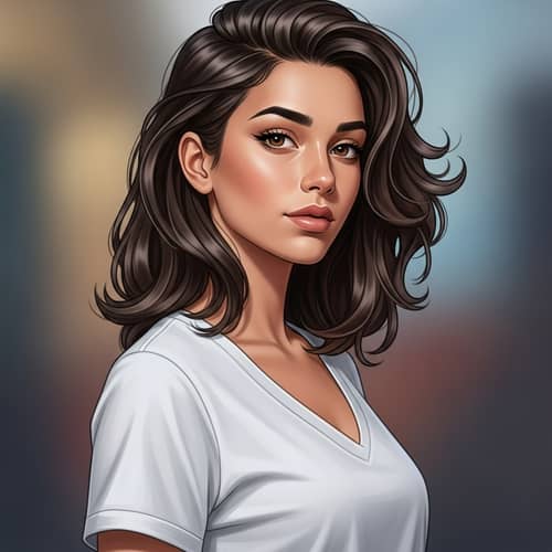 Beautiful Girl with Stylish Hair | Unique Presence