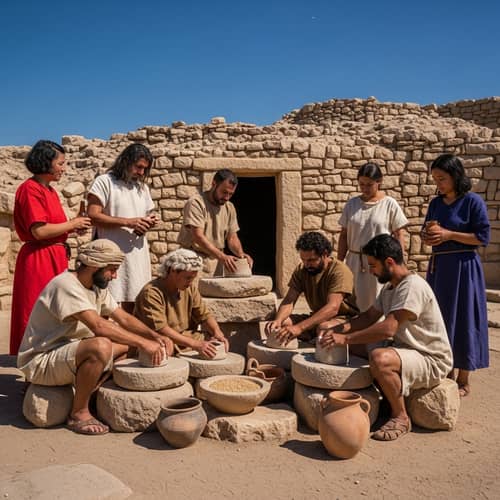 Ancient Brewing Scene at Gobeklitepe: 10,000 Years Ago