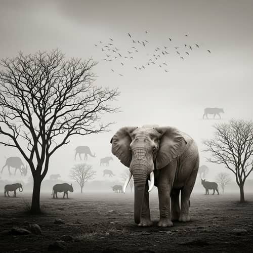 Animal Extinction: A Poignant Imagery of Lost Wildlife