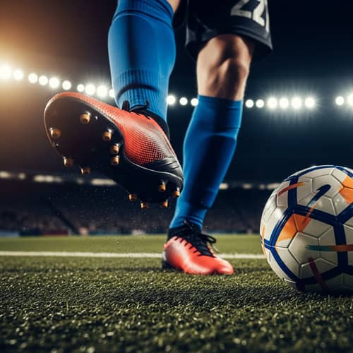 Dynamic Soccer Player Movements in High-Speed Photography